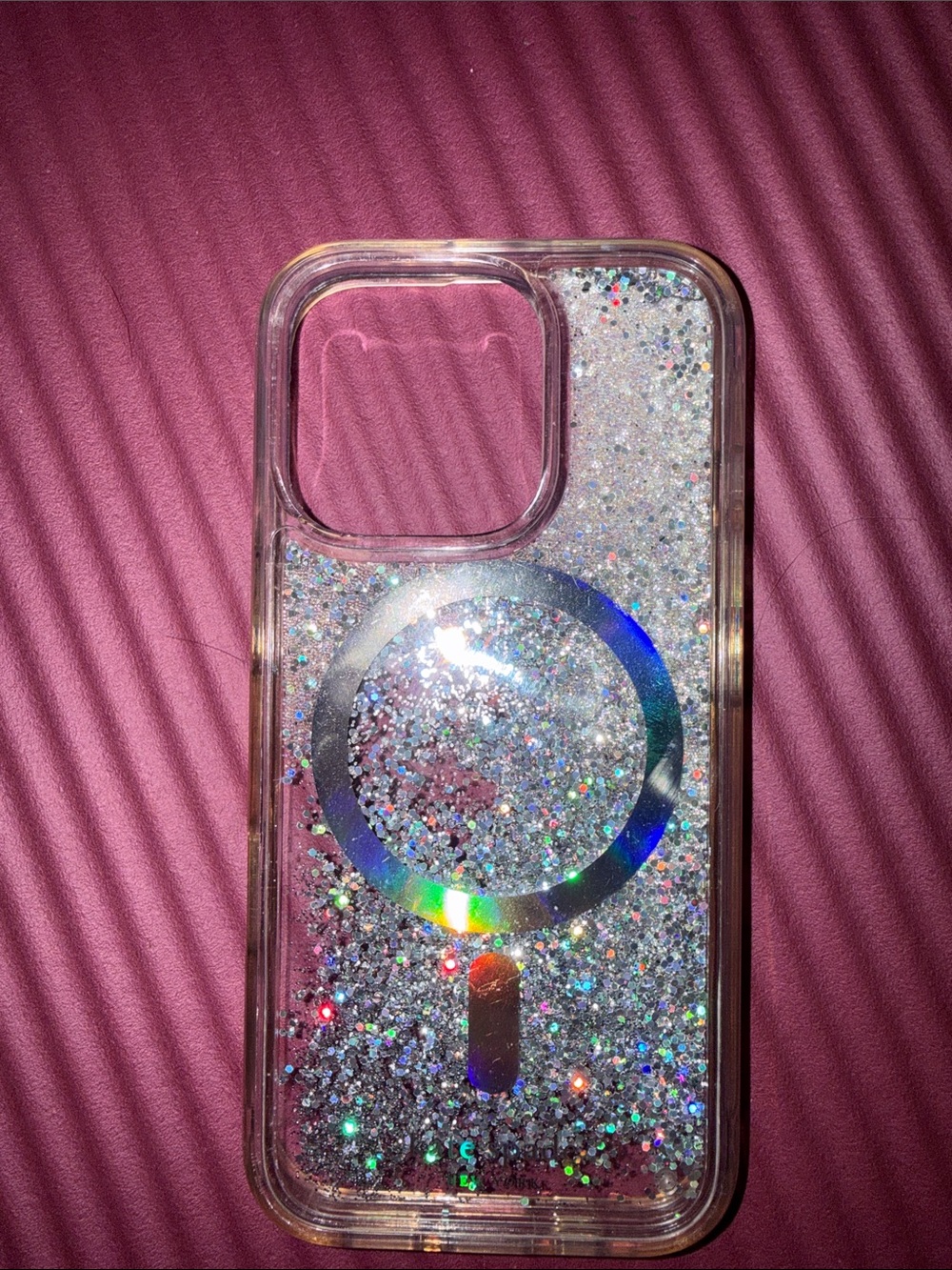 Kate Spade glitter iPhone 16 Pro case